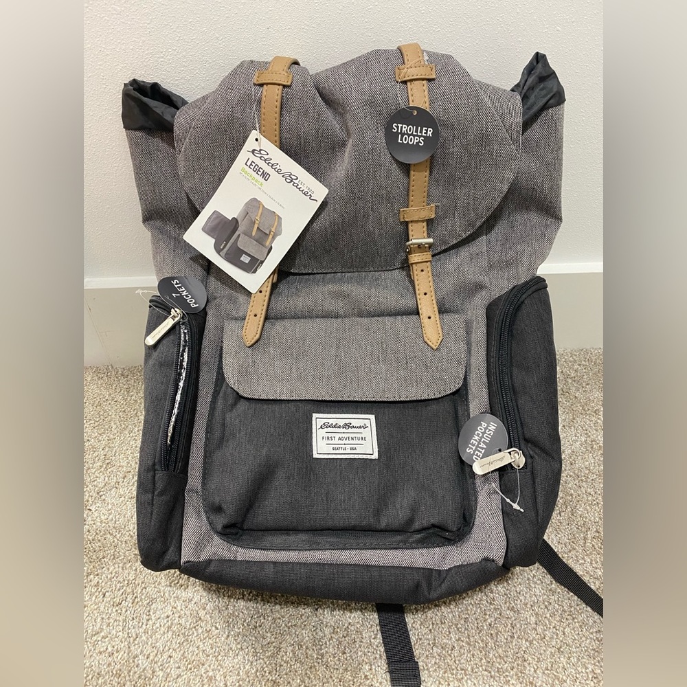 NEW Eddie Bauer Diaper Backpack